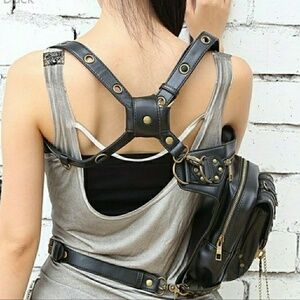 Stylish Black Crossbody Bag